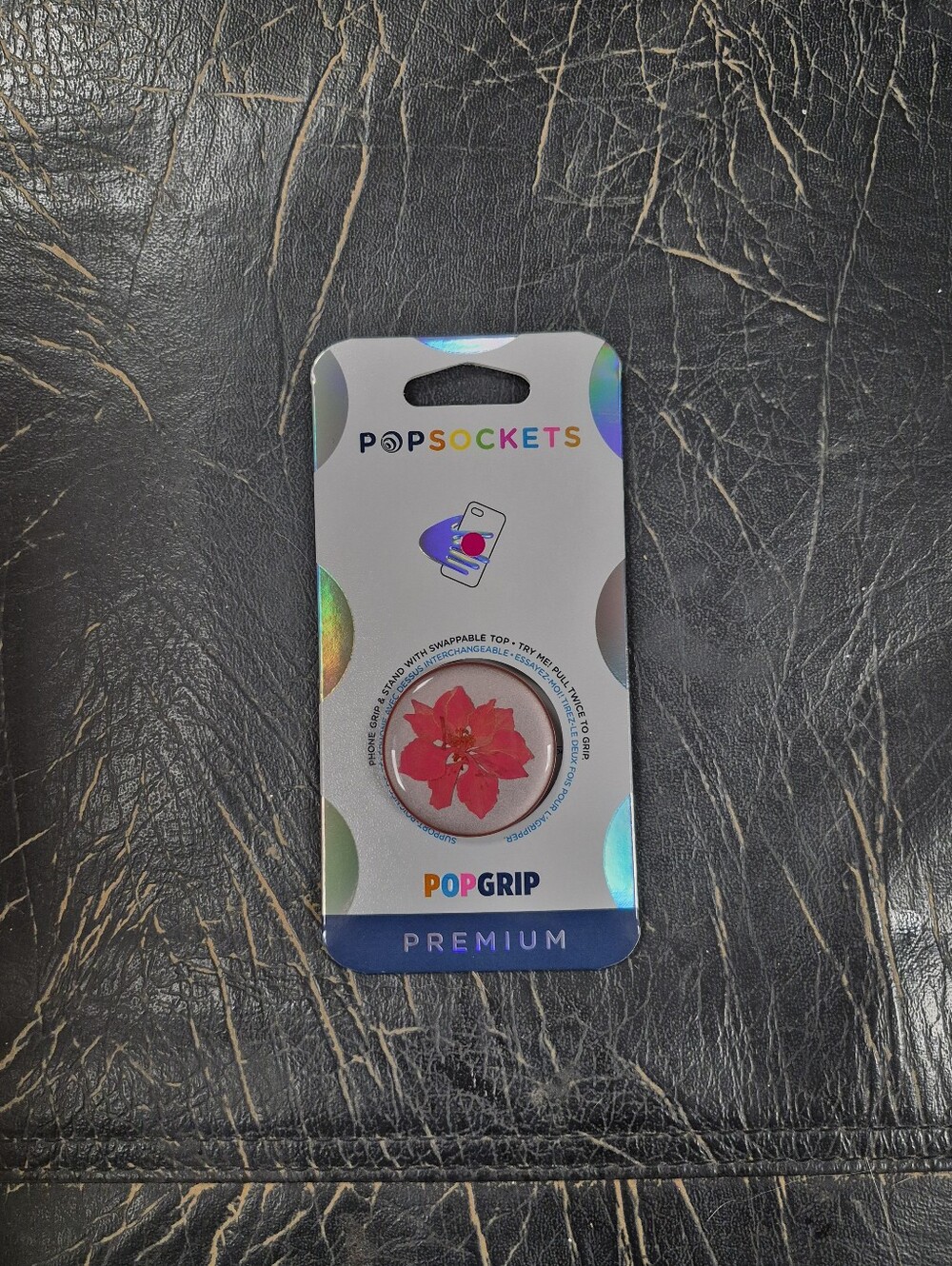PopSockets POPGRIP Premium Pink Floral Phone Grip